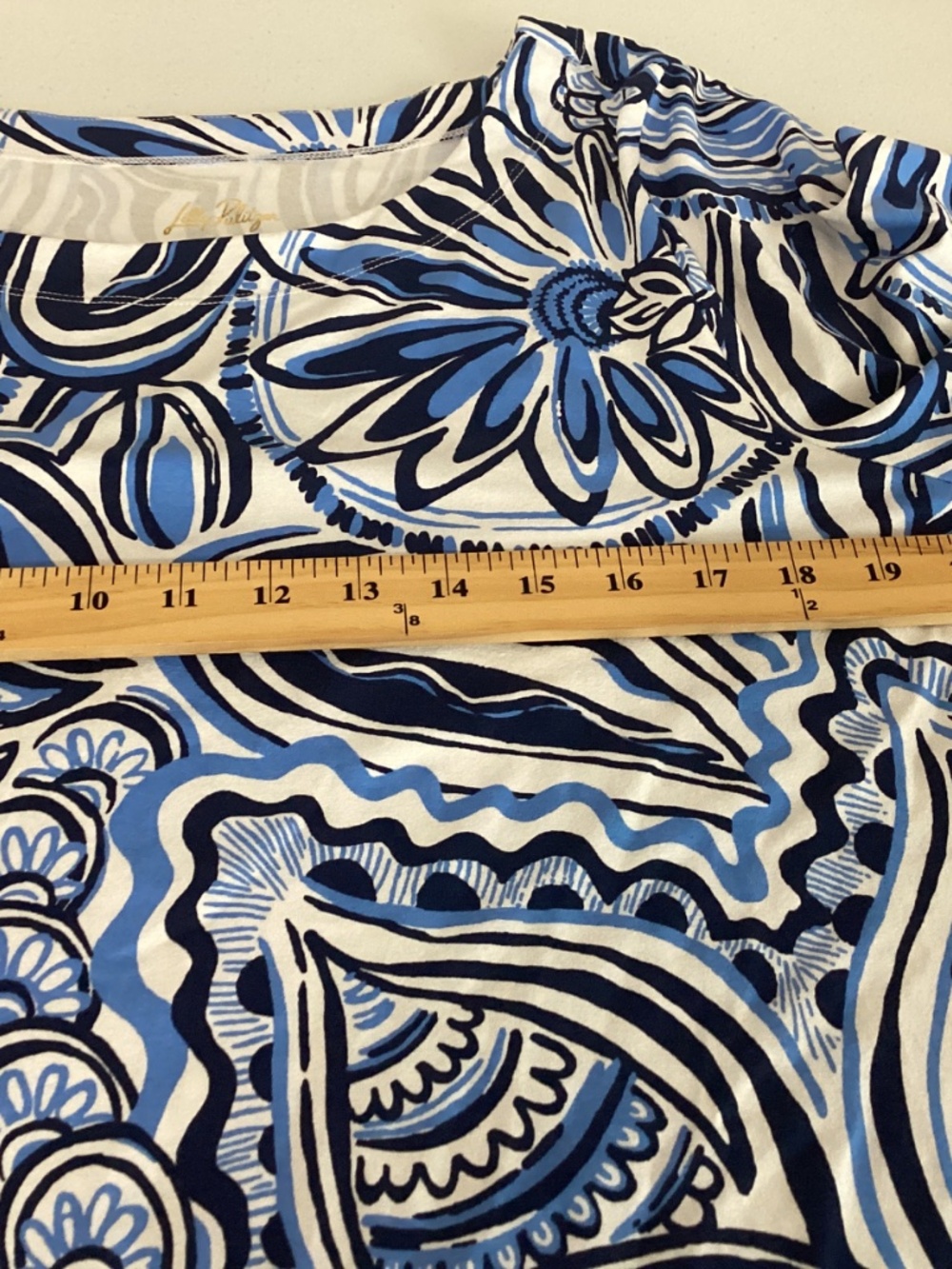 Lilly Pulitzer Maddox Straight Dress sz XXL Resort White Blue UPF 50+ NWOT - Picture 13 of 16